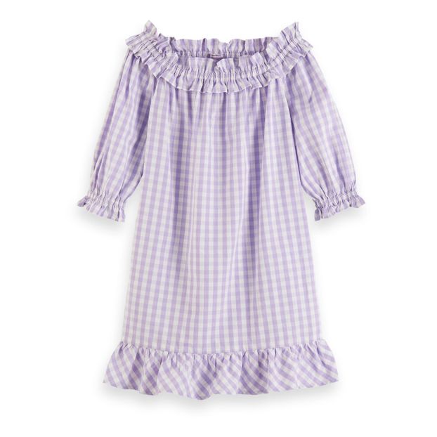 Organic Cotton Vichy Dress -product