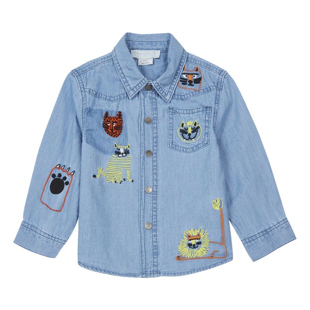 Chemise Chambray Félins-product