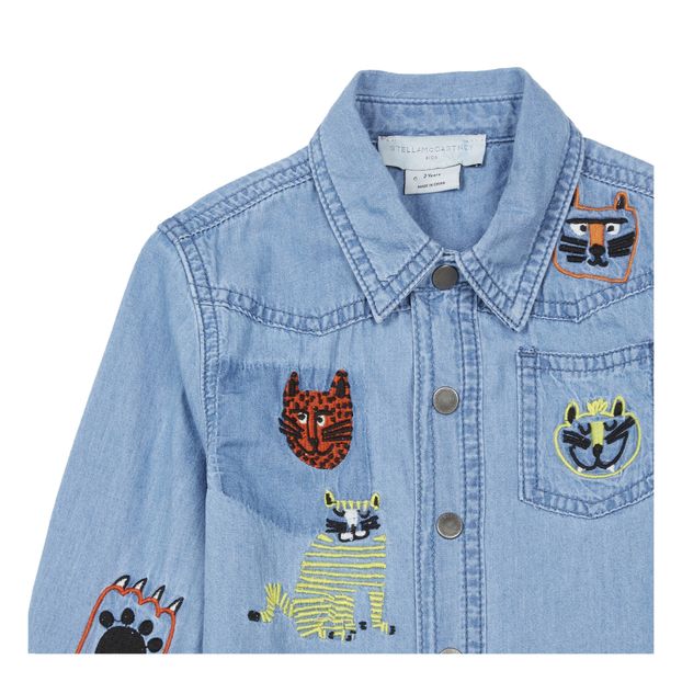 Chemise Chambray Félins-product