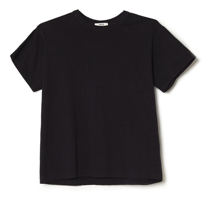 T-shirt Rena in cotone Supima | Nero- Immagine del prodotto n°0