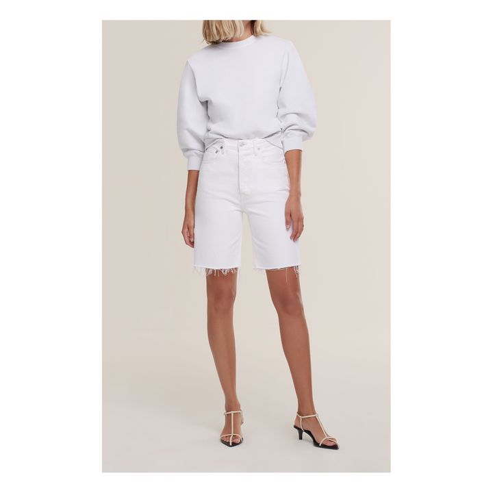 Bermudas Denim 90's Pinch Waist Porcelain- Imagen del producto n°0