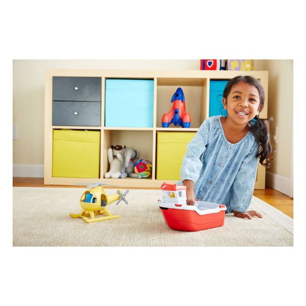 Rescue Boat and Helicopter Bath Toys-product