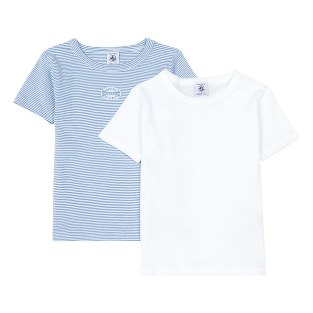 Set de 2 Camisetas a rayas algodón orgánico-product