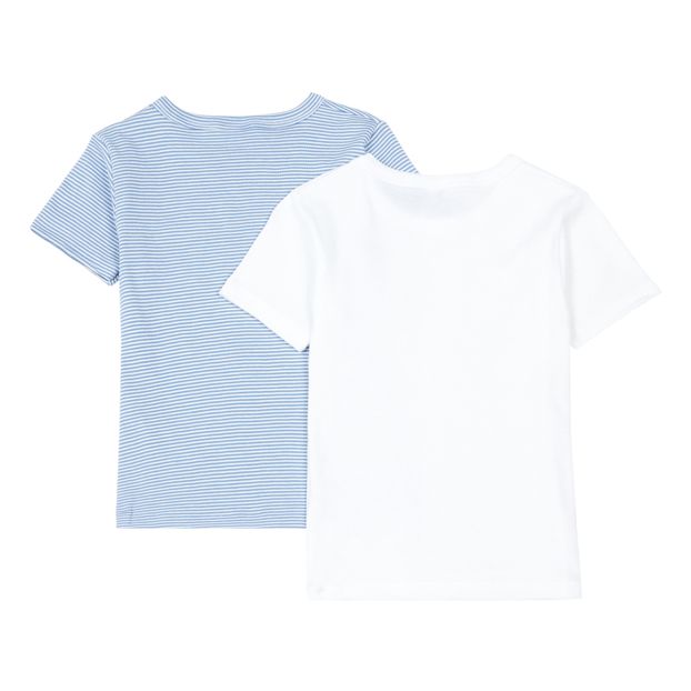 Set de 2 Camisetas a rayas algodón orgánico-product