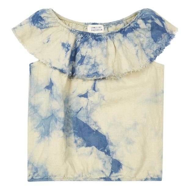 Tie-dye Linen Top -product