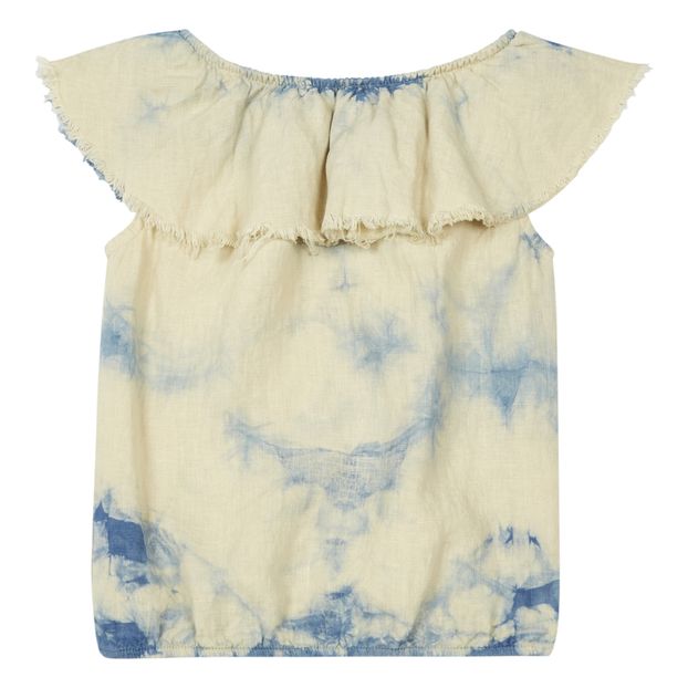 Tie-dye Linen Top -product