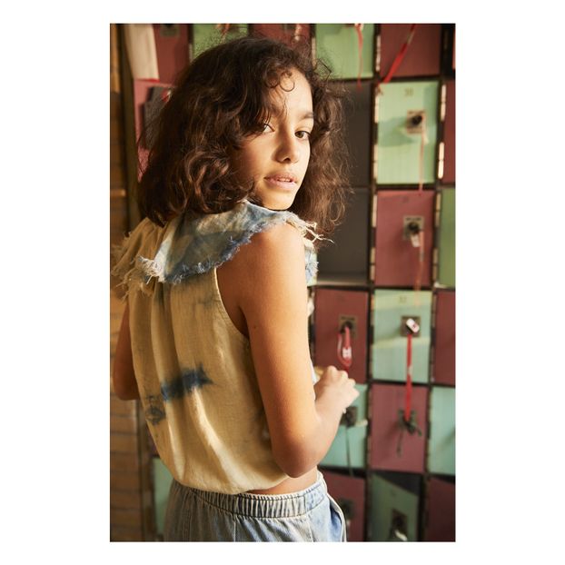 Tie-dye Linen Top -product
