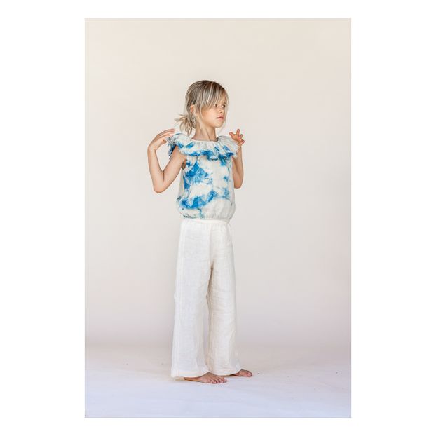 Tie-dye Linen Top -product