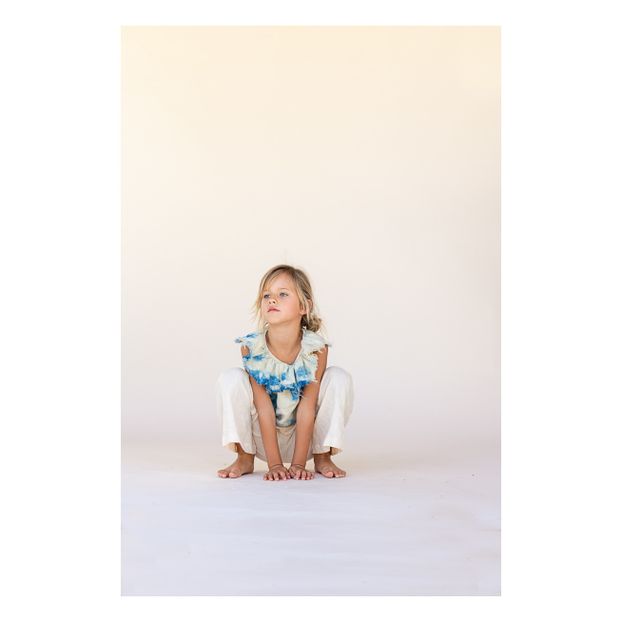 Tie-dye Linen Top -product