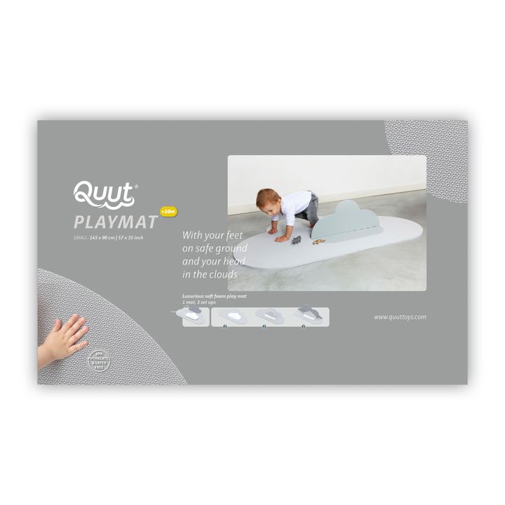 Tapis de jeu pliable Nuage | Gris perle- Image produit n°9