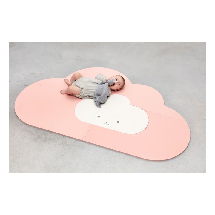 Tapis de jeu pliable Nuage | Rose poudré- Image produit n°3