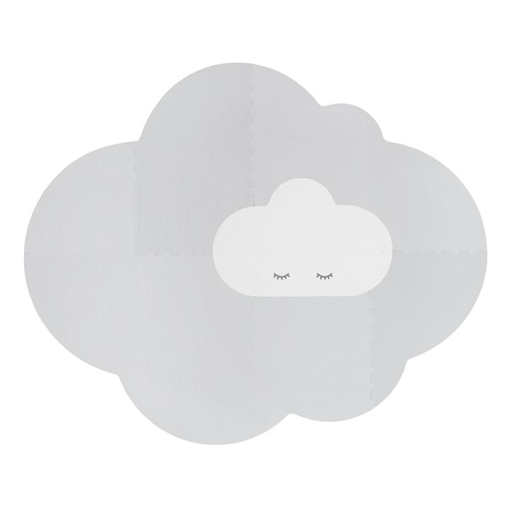 Tapis de jeu pliable Nuage | Gris perle- Image produit n°0