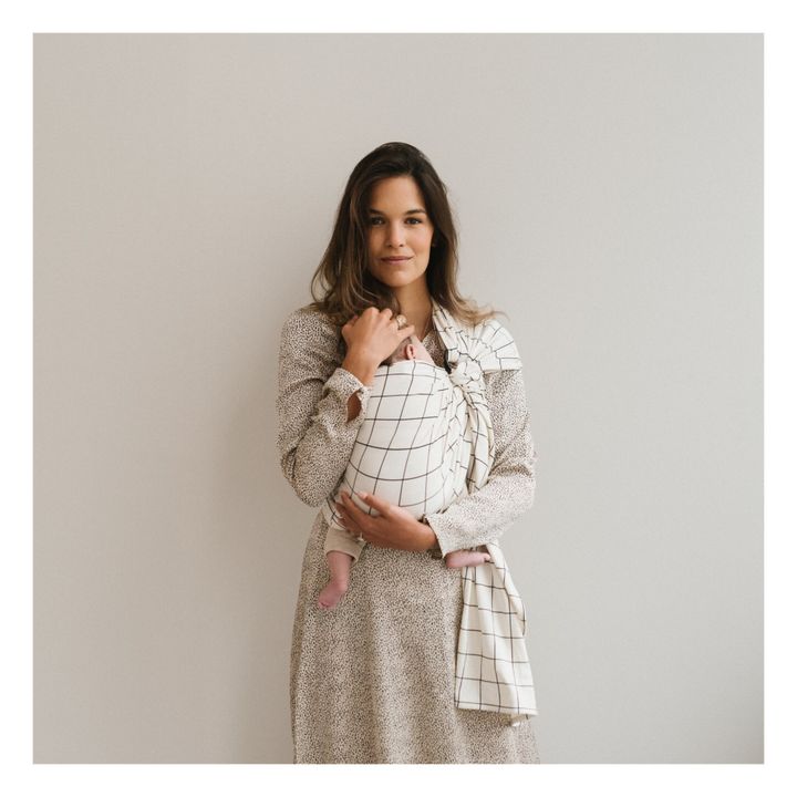 Organic Cotton Baby Wrap | White- Product image n°1