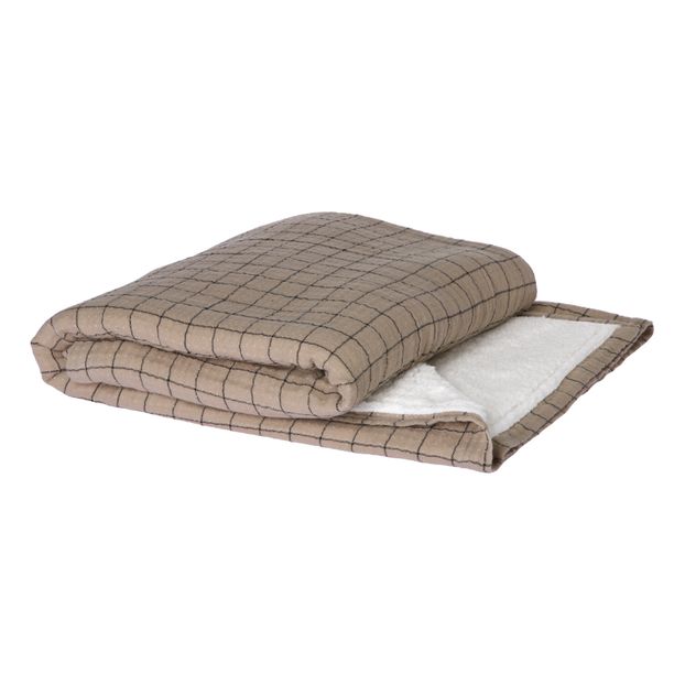 Plaid sherpa check-product