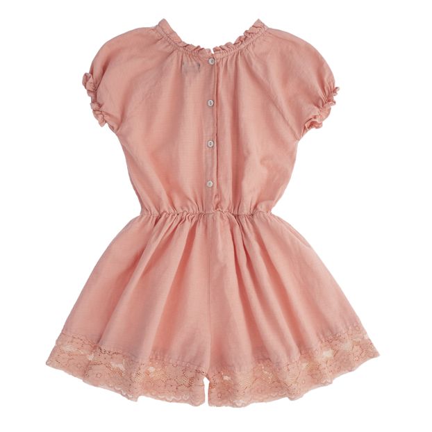 Organic Cotton Lace Playsuit -product