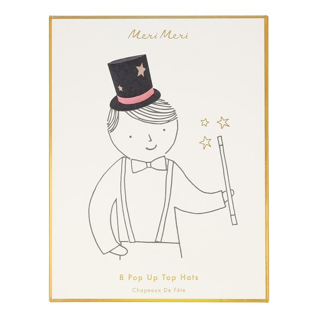 Cardboard Magician Hats - Set of 8-product