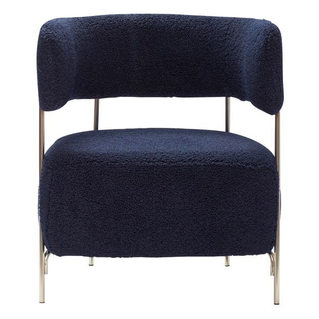 Fauteuil lounge, piètement en métal-product