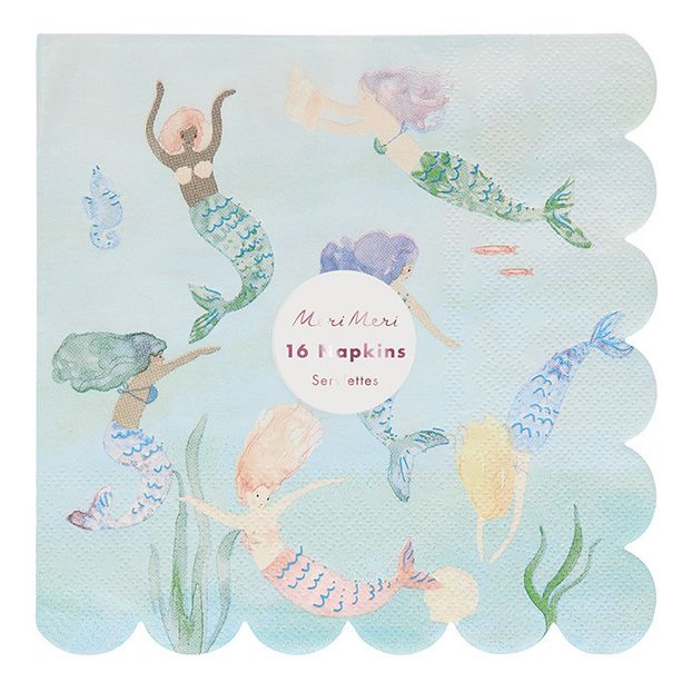 Serviettes en papier Sirènes - Set de 16-product