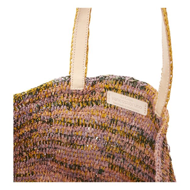 Cabas Moyen + Raphia Multicolore-product