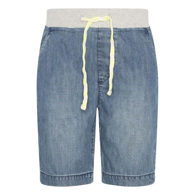 Adjustable Waist Denim Shorts -product