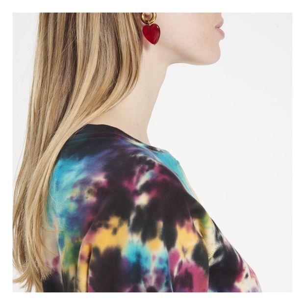 Boucles d'Oreilles Dépareillées en Plaqué Or 24 ct Perles et Cœur-product