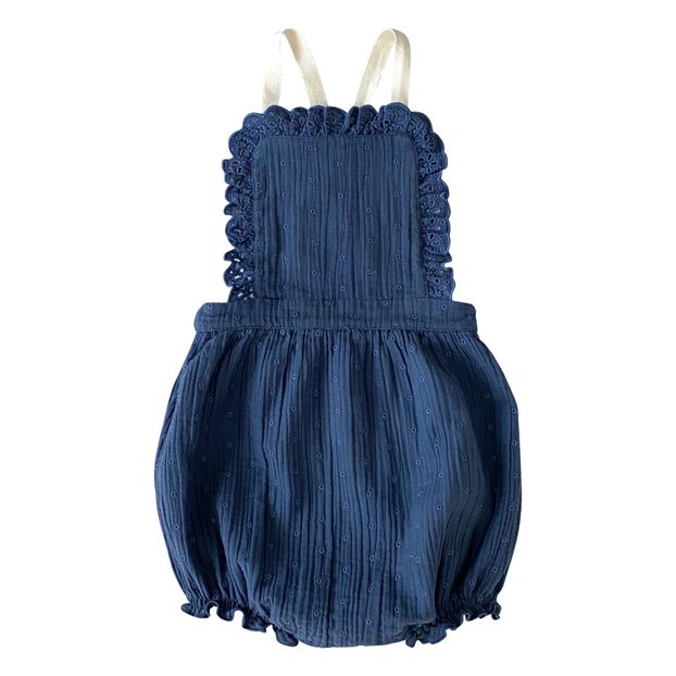 Tutina in cotone bio ricamata Niki-product