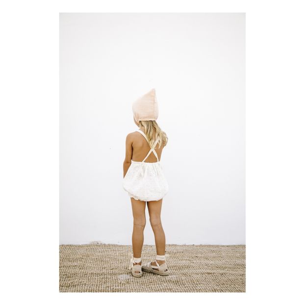 Tutina in cotone bio ricamata Niki-product