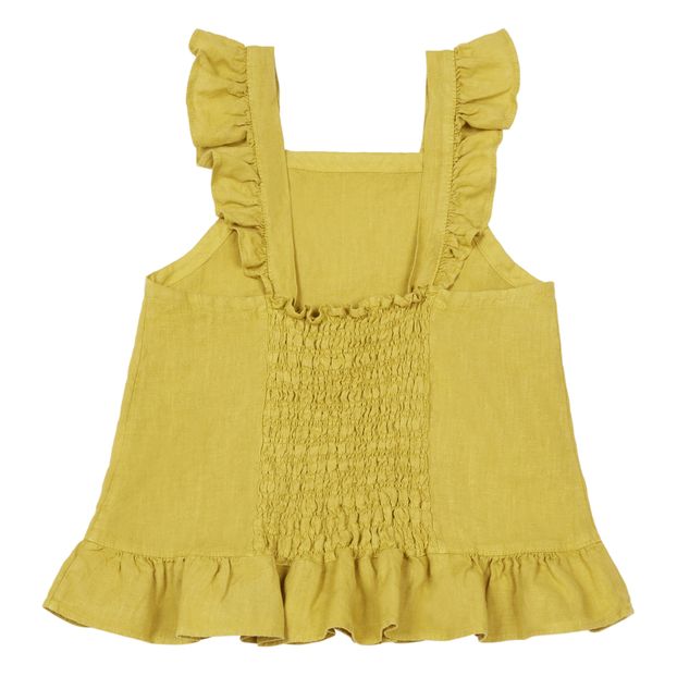 Linen Frill Top -product