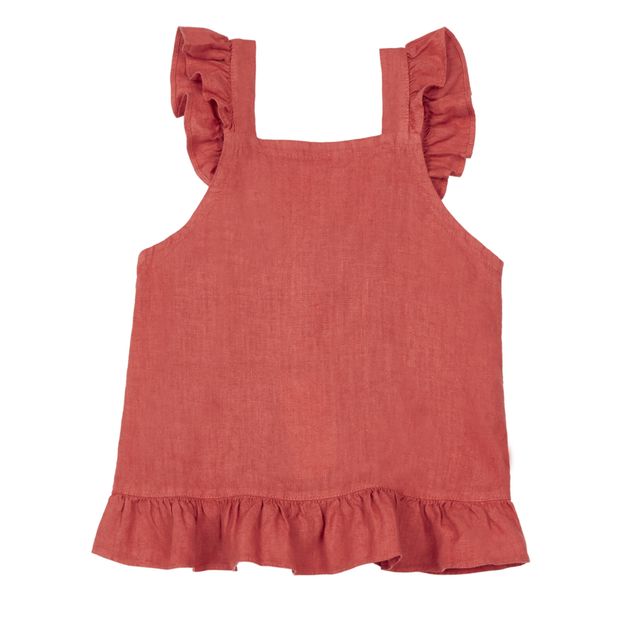 Linen Frill Top -product
