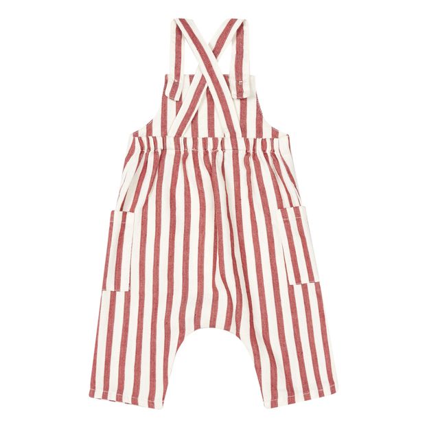 Salopette Lin et Coton Rayée-product