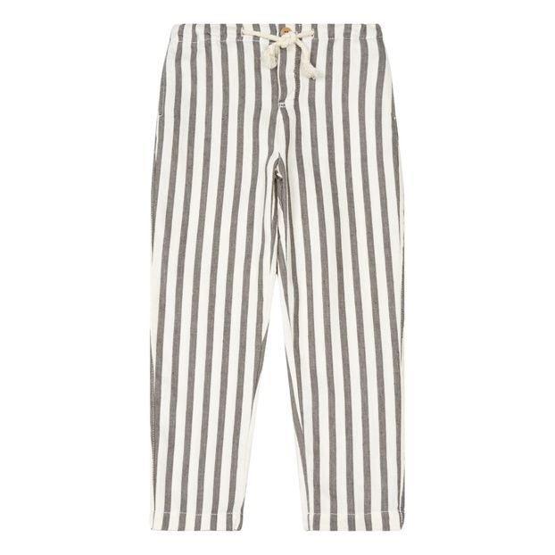 Pantalón Lino y algodón a rayas-product