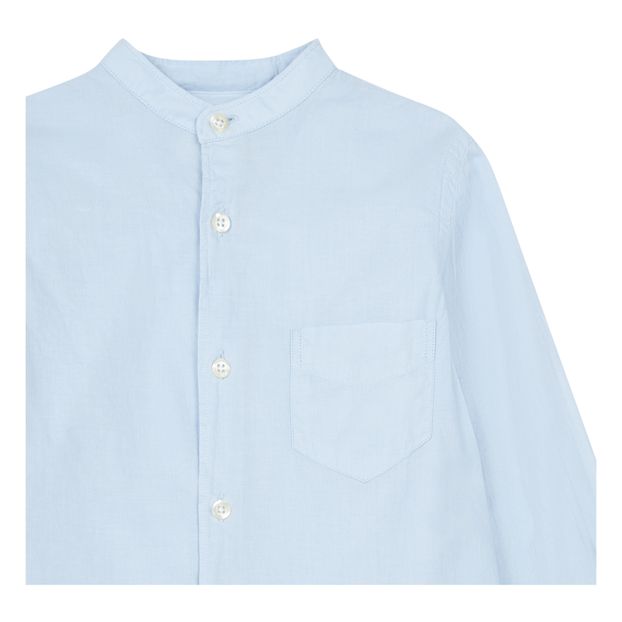Chemise Voile de Coton Col Mao-product