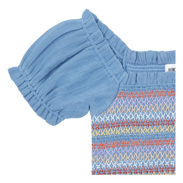 Embossed Organic Cotton Muslin Shirt-product