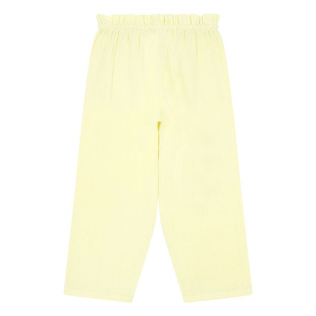 Organic Muslin Cotton Ruffled Top-product