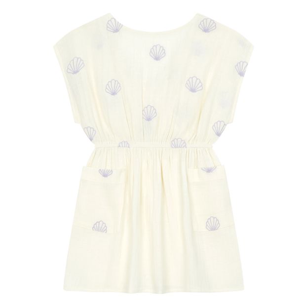 Embroidered Organic Cotton Muslin Dress-product