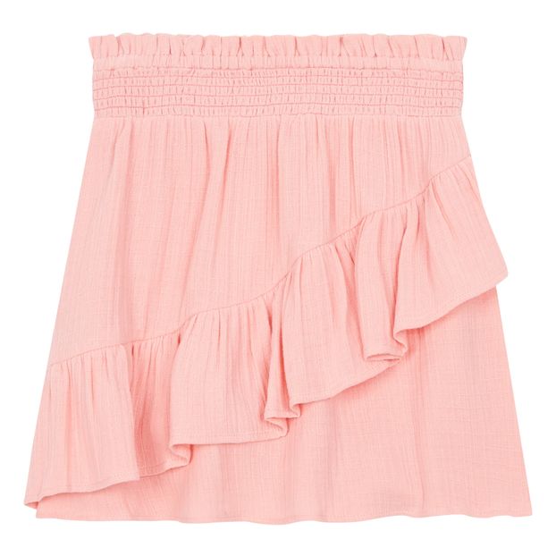 Short Organic Cotton Muslin Skirt-product