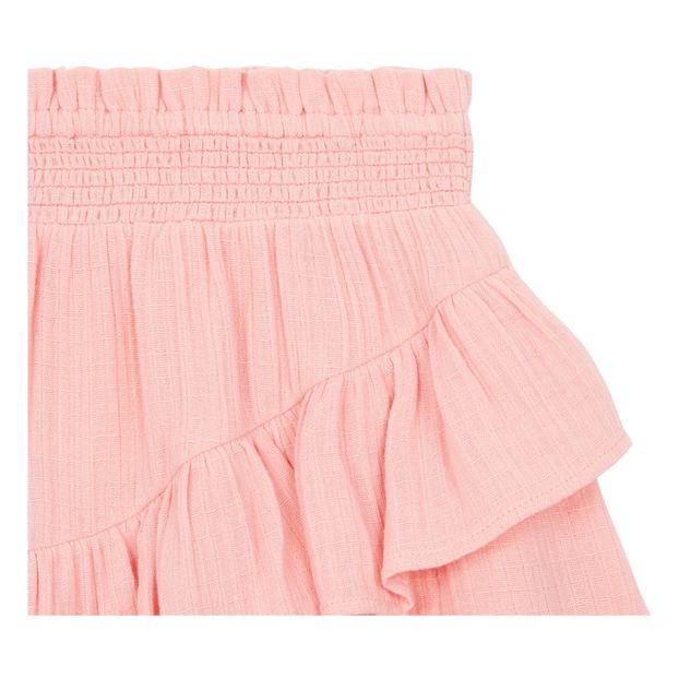 Short Organic Cotton Muslin Skirt-product