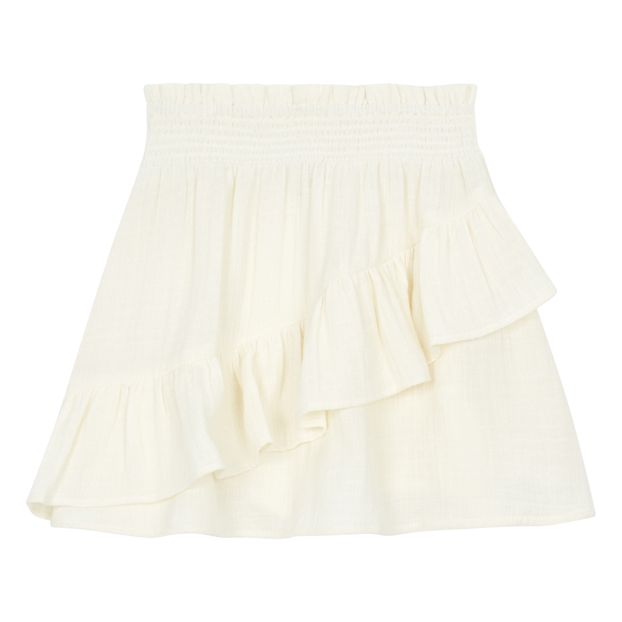 Short Organic Cotton Muslin Skirt-product
