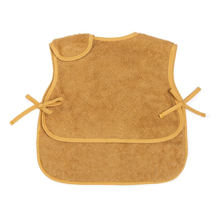 Organic Cotton Terry Cloth Smock | Caramel- Product image n°2