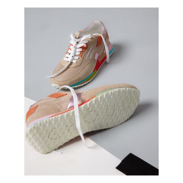 Sneakers Rush Mesh in camoscio-product