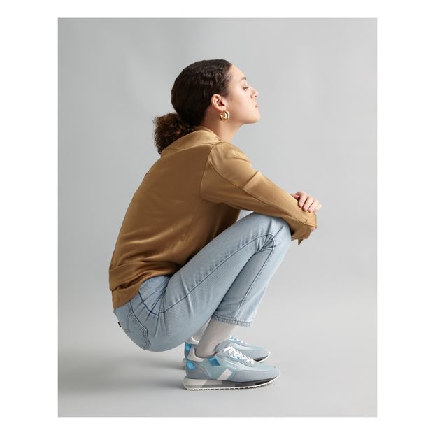 Sneakers Rush Mesh in camoscio-product