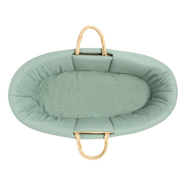 Linge molletonné pour couffin en coton bio Terracotta- Image produit n°6