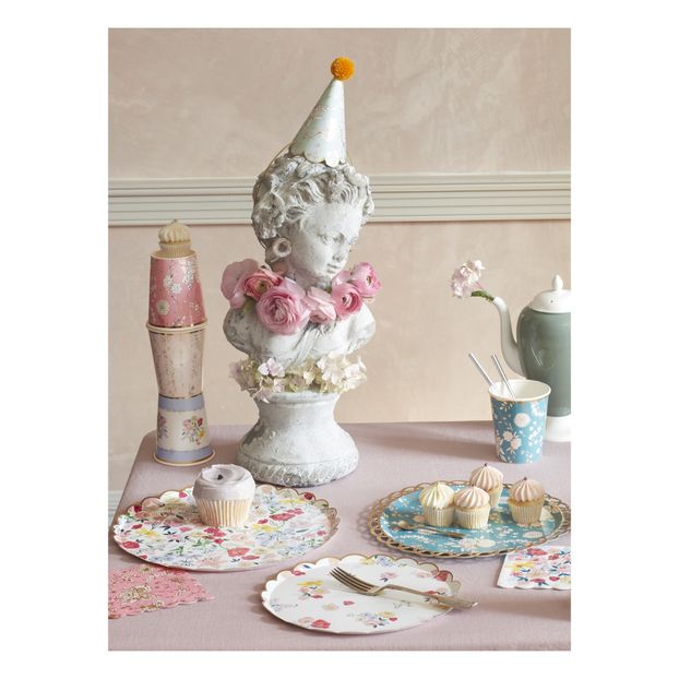 Vasos de papel English Garden - Set de 8-product