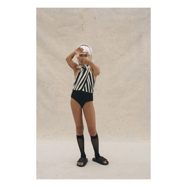 Maillot de Bain 1 Pièce Noué Rayé-product