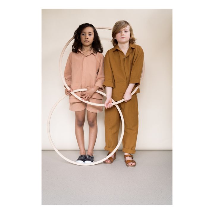 Frits Organic Cotton Trousers | Camel- Product image n°4
