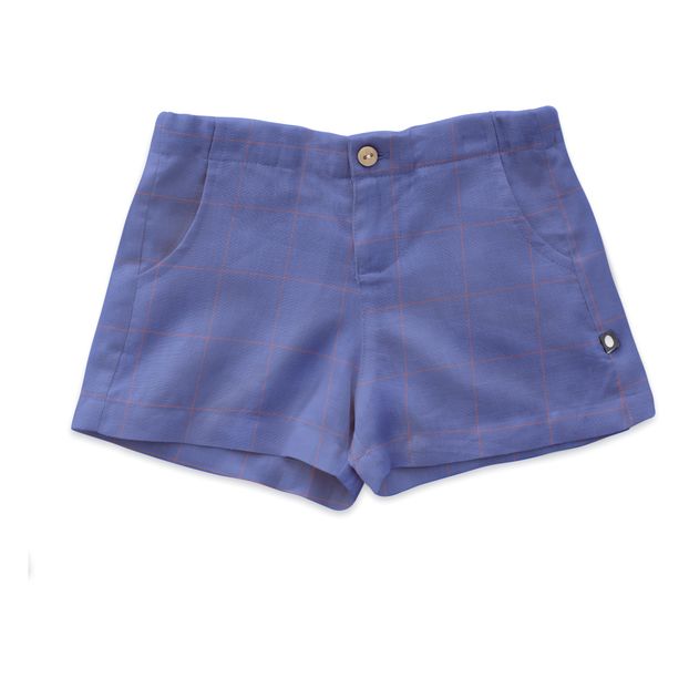 Plain Linen Shorts -product