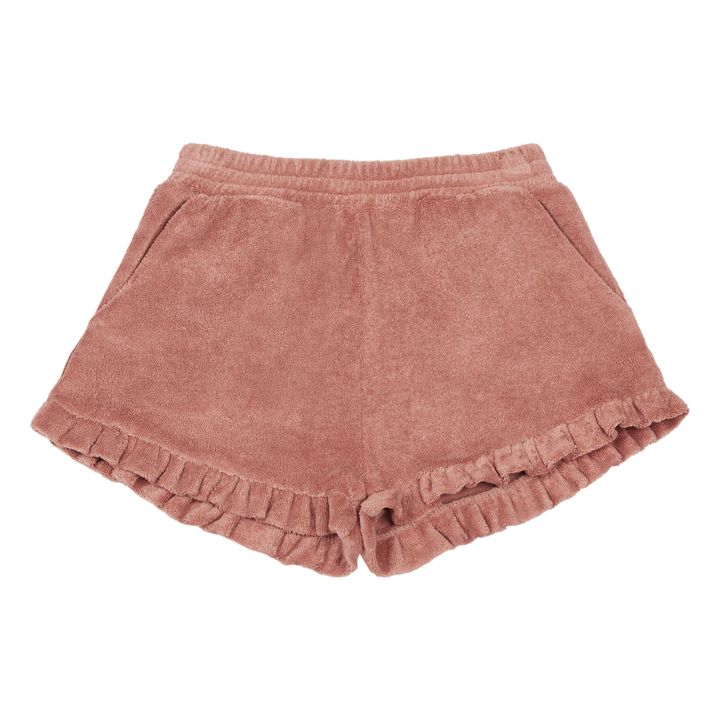 Terry Cloth Shorts | Dusty Pink- Product image n°0