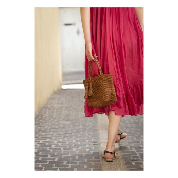 Cabas Raphia Rose Marie Petit-product