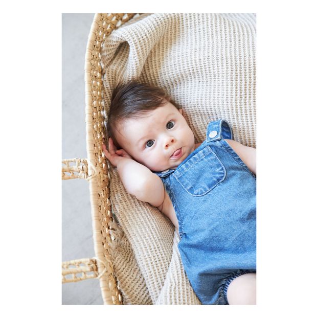 Frankie Organic Cotton Denim Dungarees -product