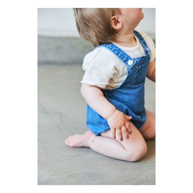 Frankie Organic Cotton Denim Dungarees -product